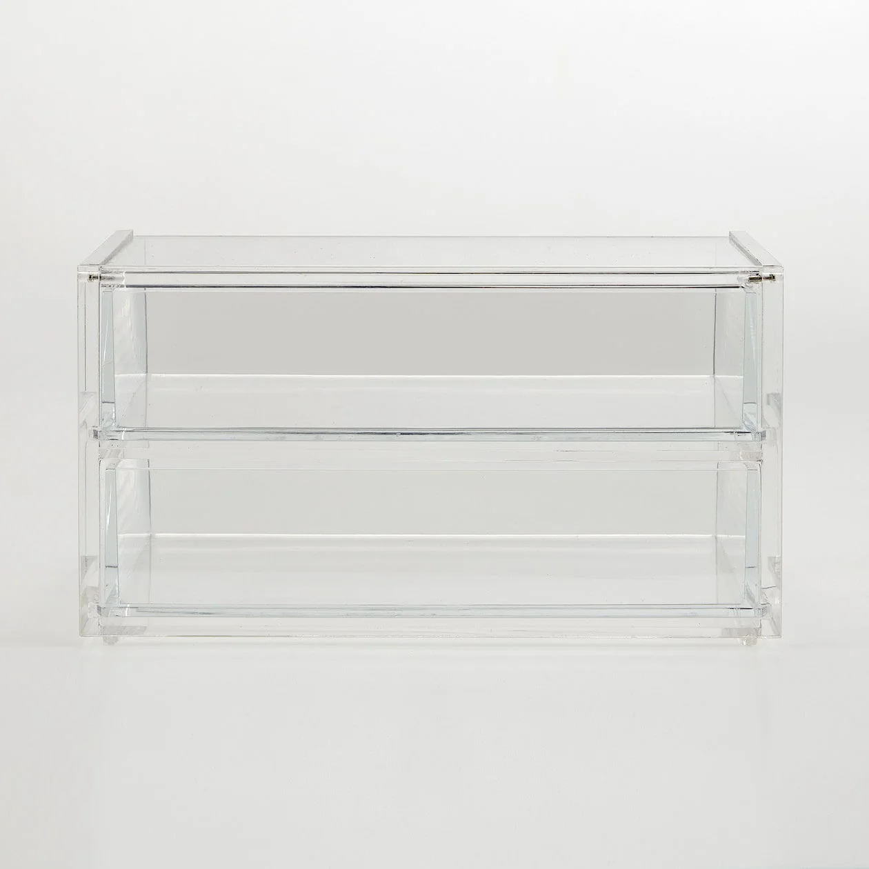 Acrylic Case with Lid 2 Drawers - Image 6