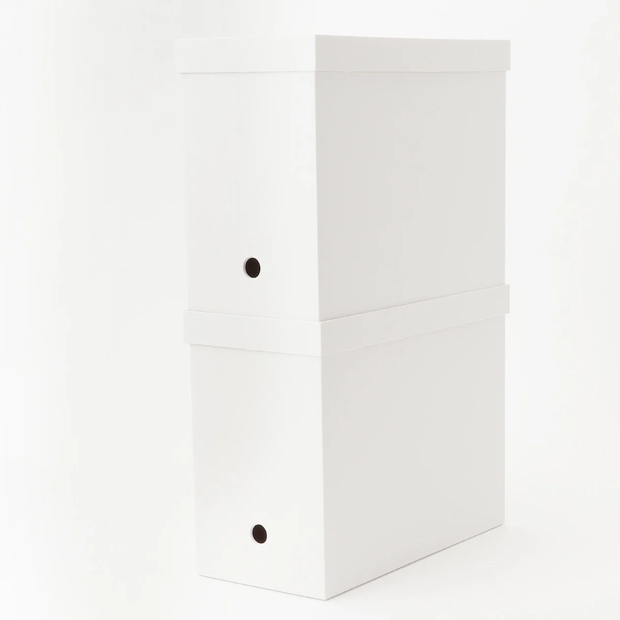 Castor-Attachable Lid For Wide PP File Box - White Grey - Image 7