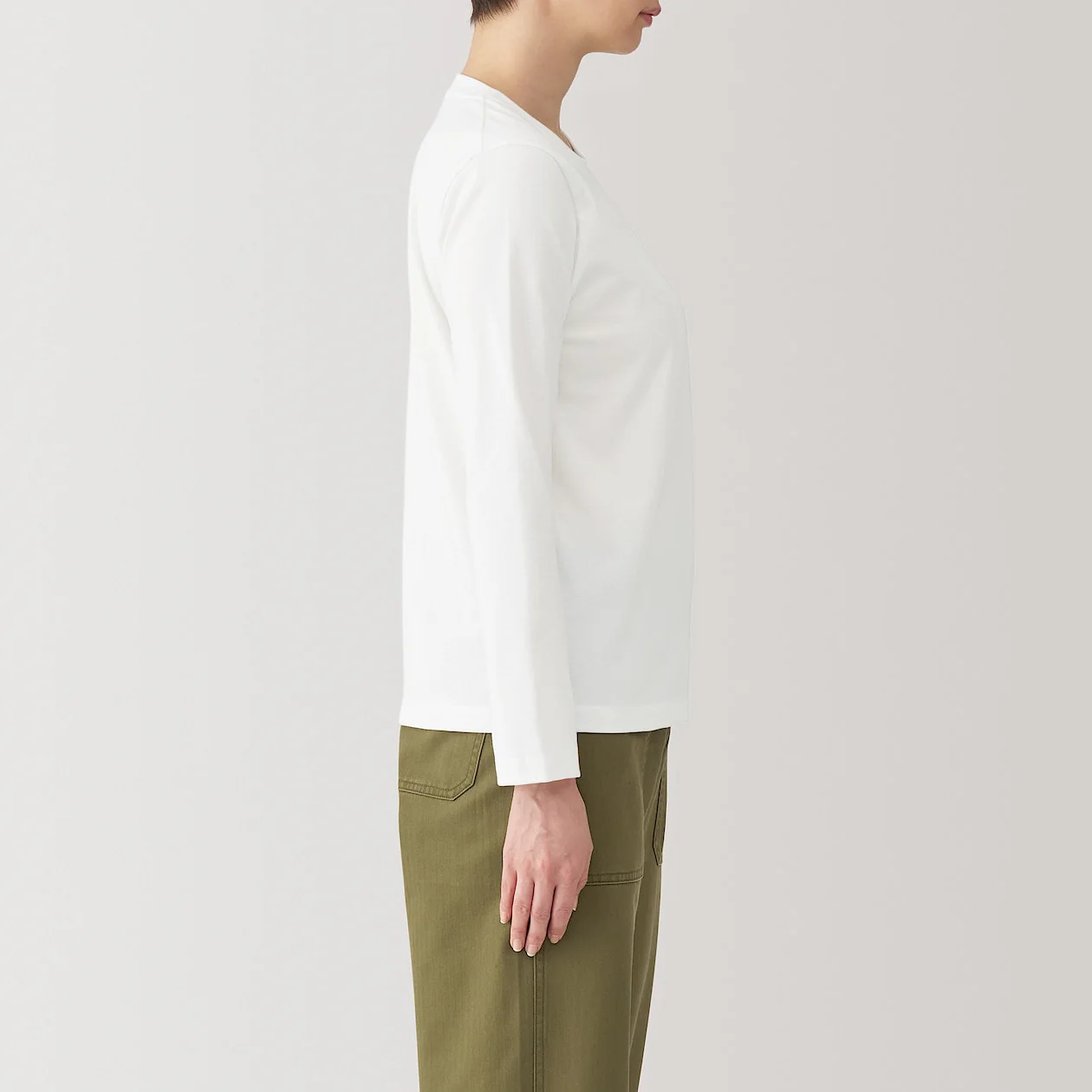 Jersey Crewneck Long Sleeve T-Shirt - Image 10