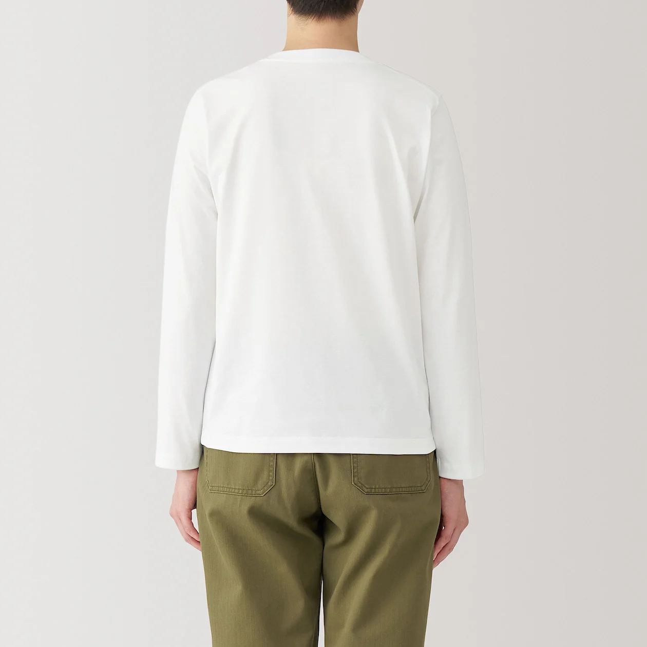 Jersey Crewneck Long Sleeve T-Shirt - Image 11