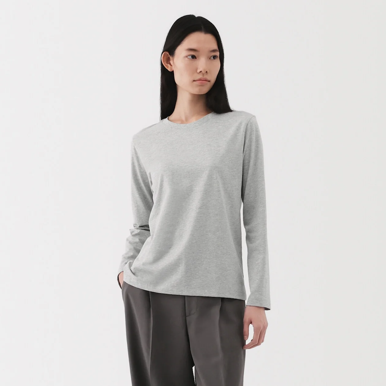 Jersey Crewneck Long Sleeve T-Shirt - Image 16