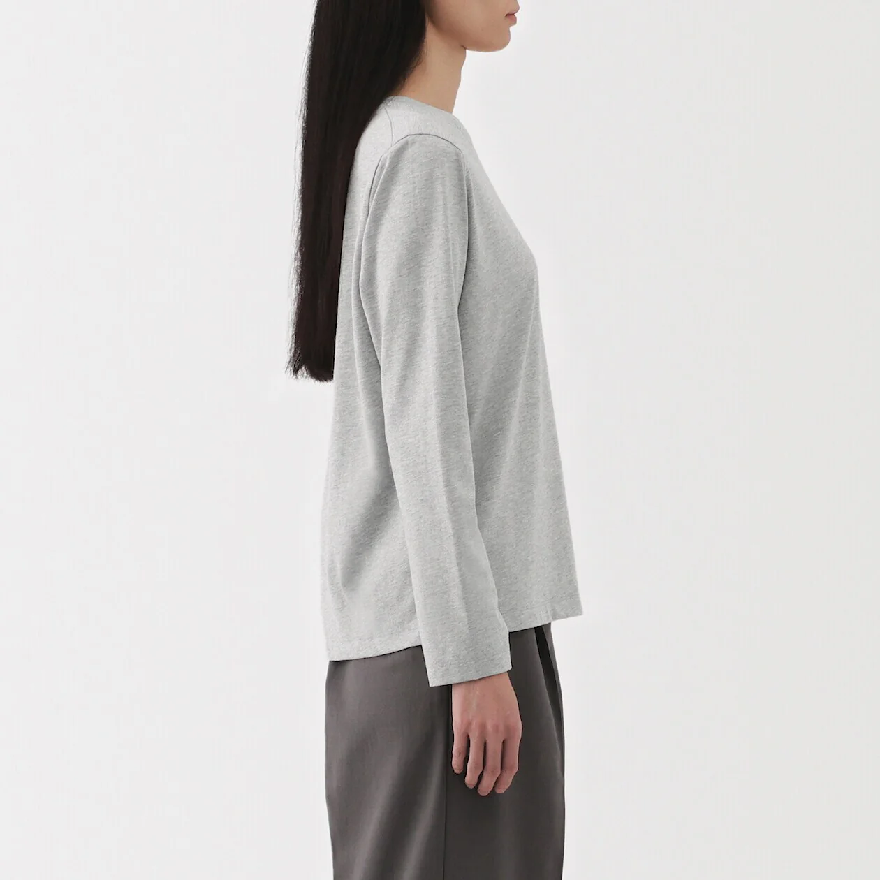 Jersey Crewneck Long Sleeve T-Shirt - Image 18