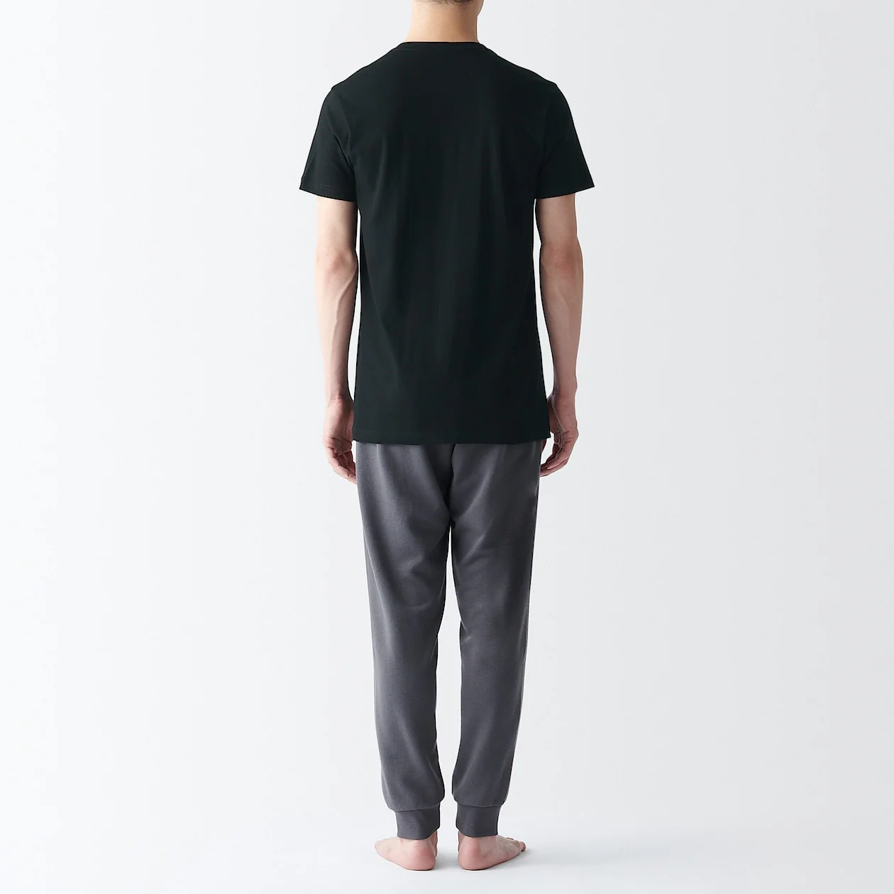 Side Seamless Cotton V-Neck T-Shirt (2 Pack) - Image 4