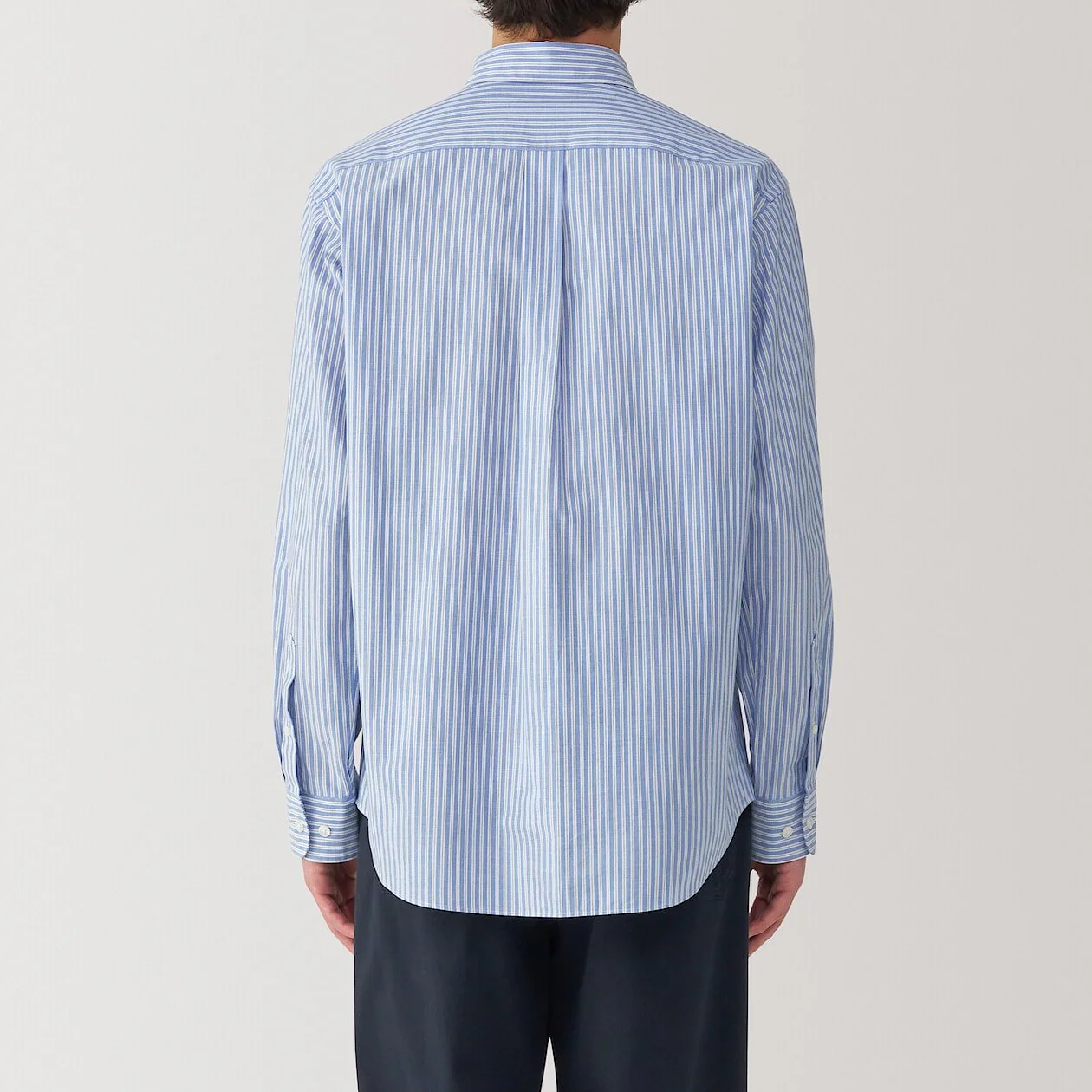 Washed Broadcloth 100% Cotton Long Sleeve Shirt - Image 12