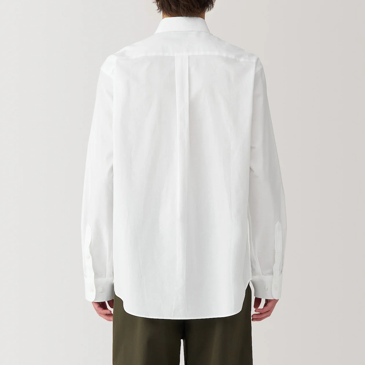 Washed Broadcloth 100% Cotton Long Sleeve Shirt - Image 20