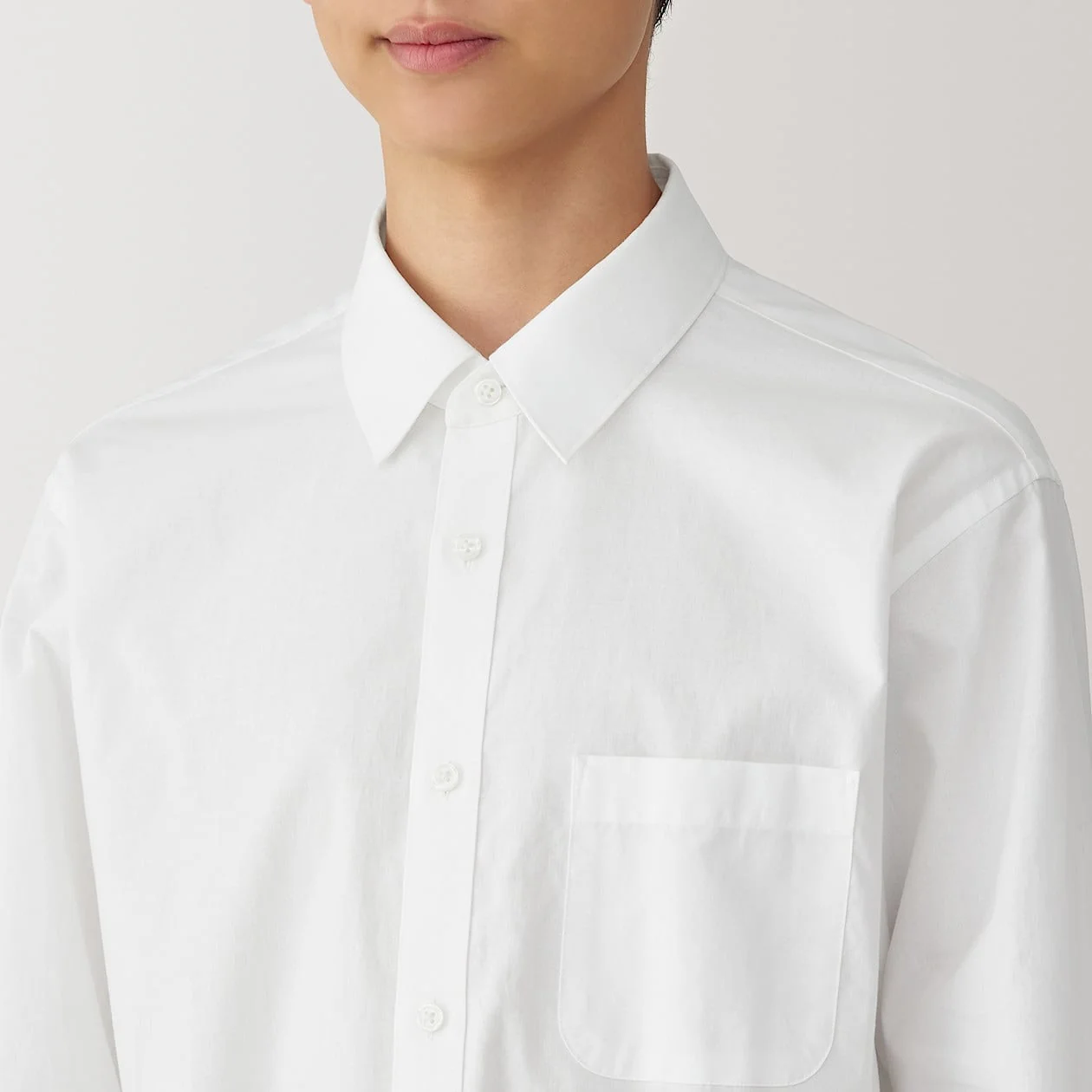 Washed Broadcloth 100% Cotton Long Sleeve Shirt - Image 21