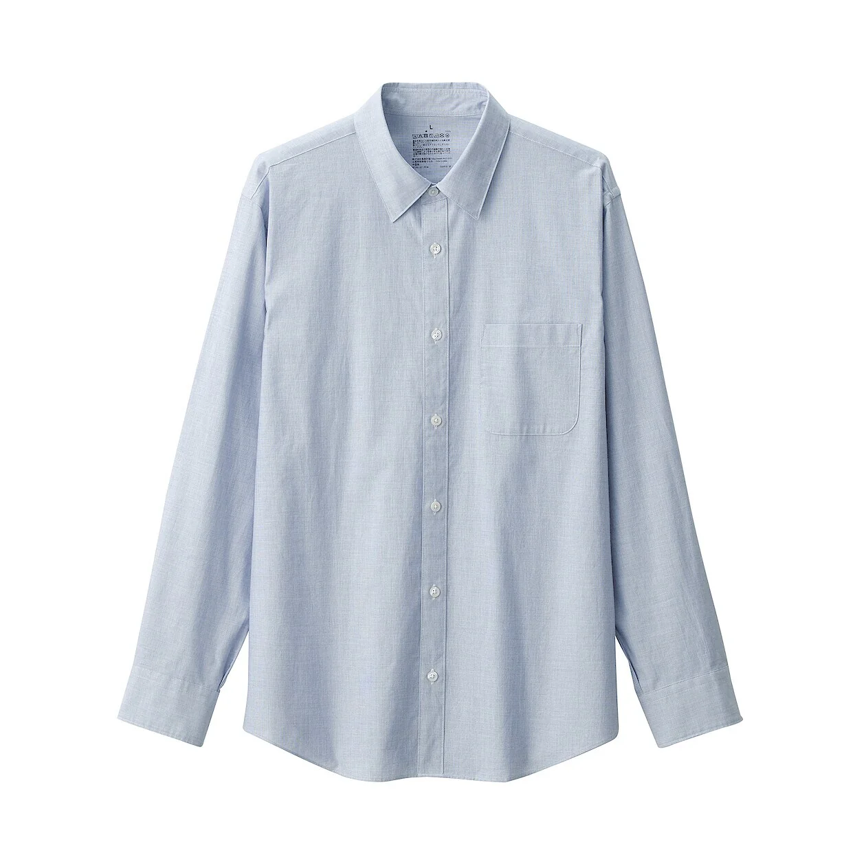Washed Broadcloth 100% Cotton Long Sleeve Shirt - Image 31