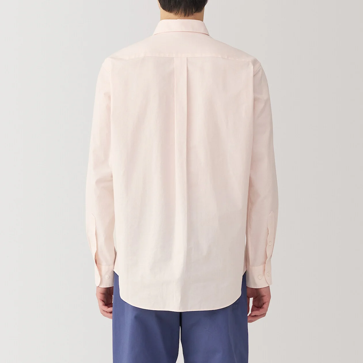 Washed Broadcloth 100% Cotton Long Sleeve Shirt - Image 44