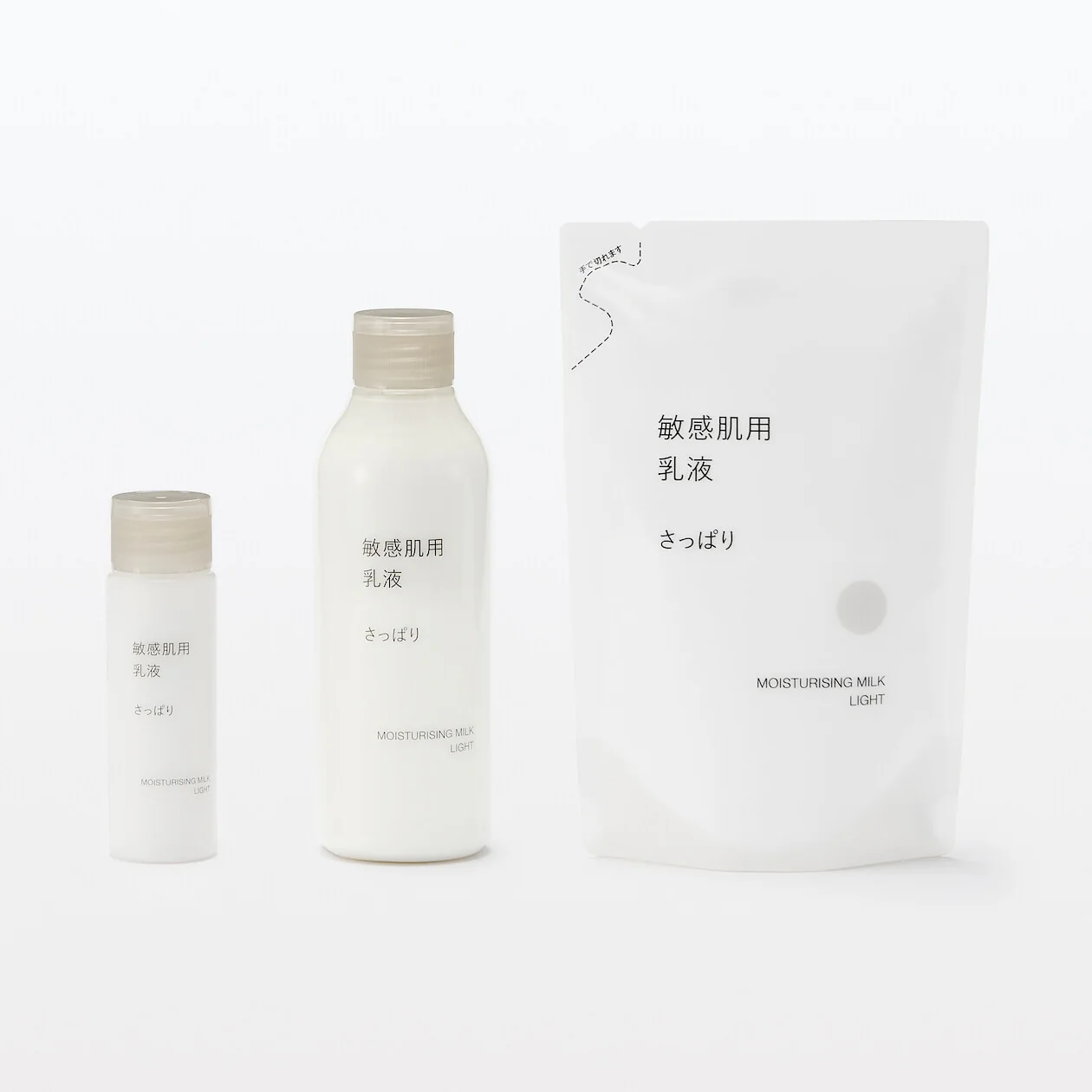 Sensitive Skin Moisturising Milk Refill - Light (180ml) - Image 4