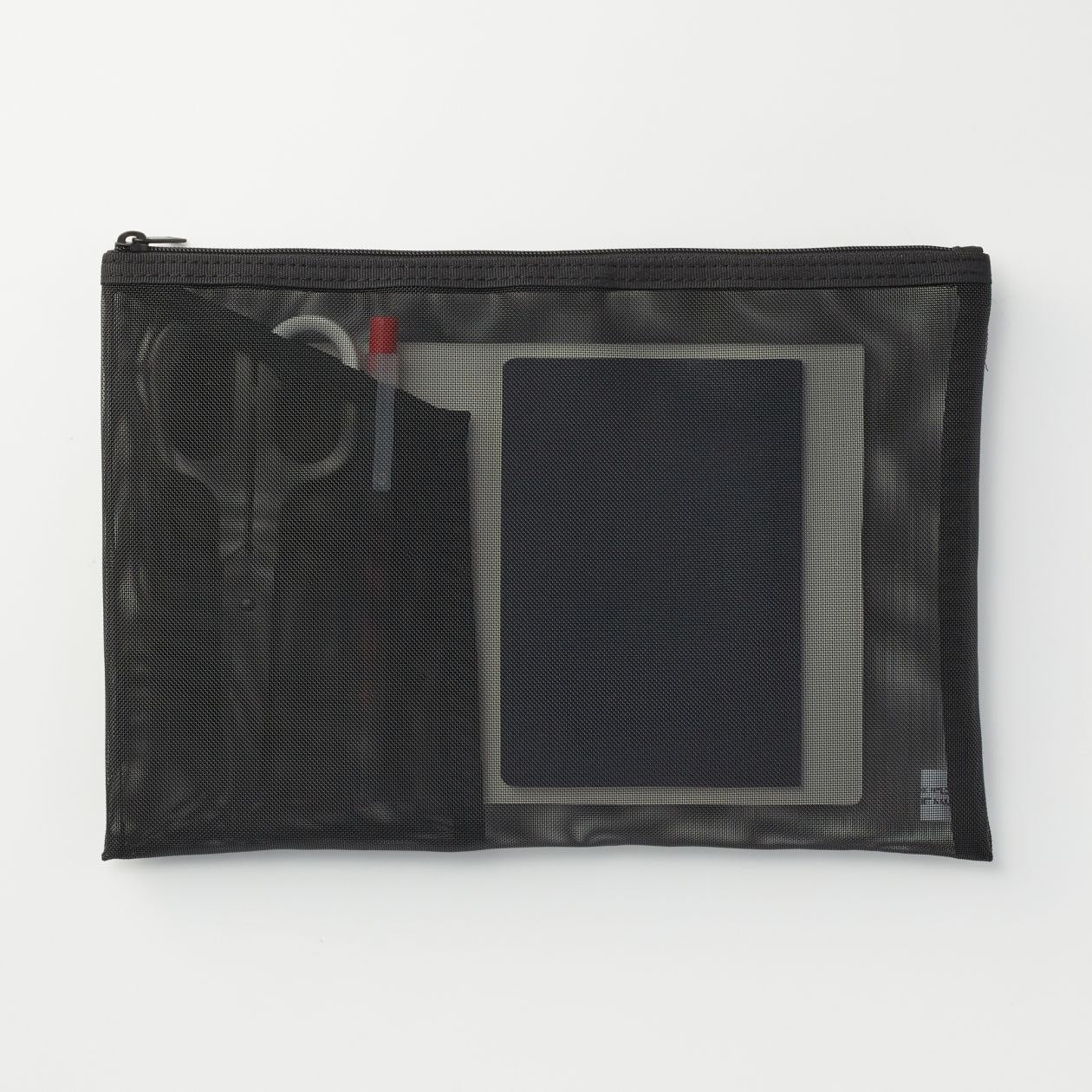 Nylon Mesh Pouch With Pocket - A5 - Image 5