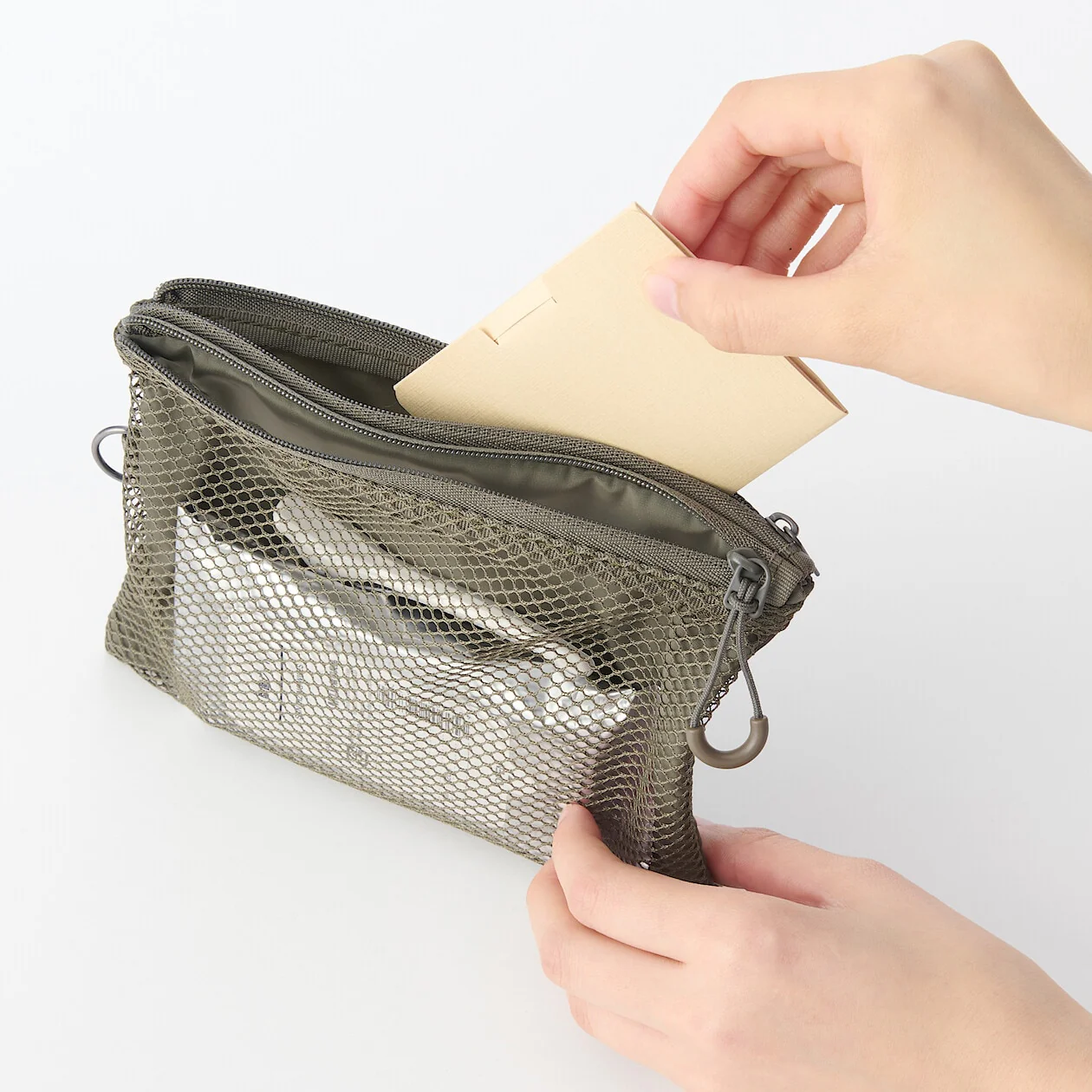 Compact Two-Zipper Travel Pouch - Image 10