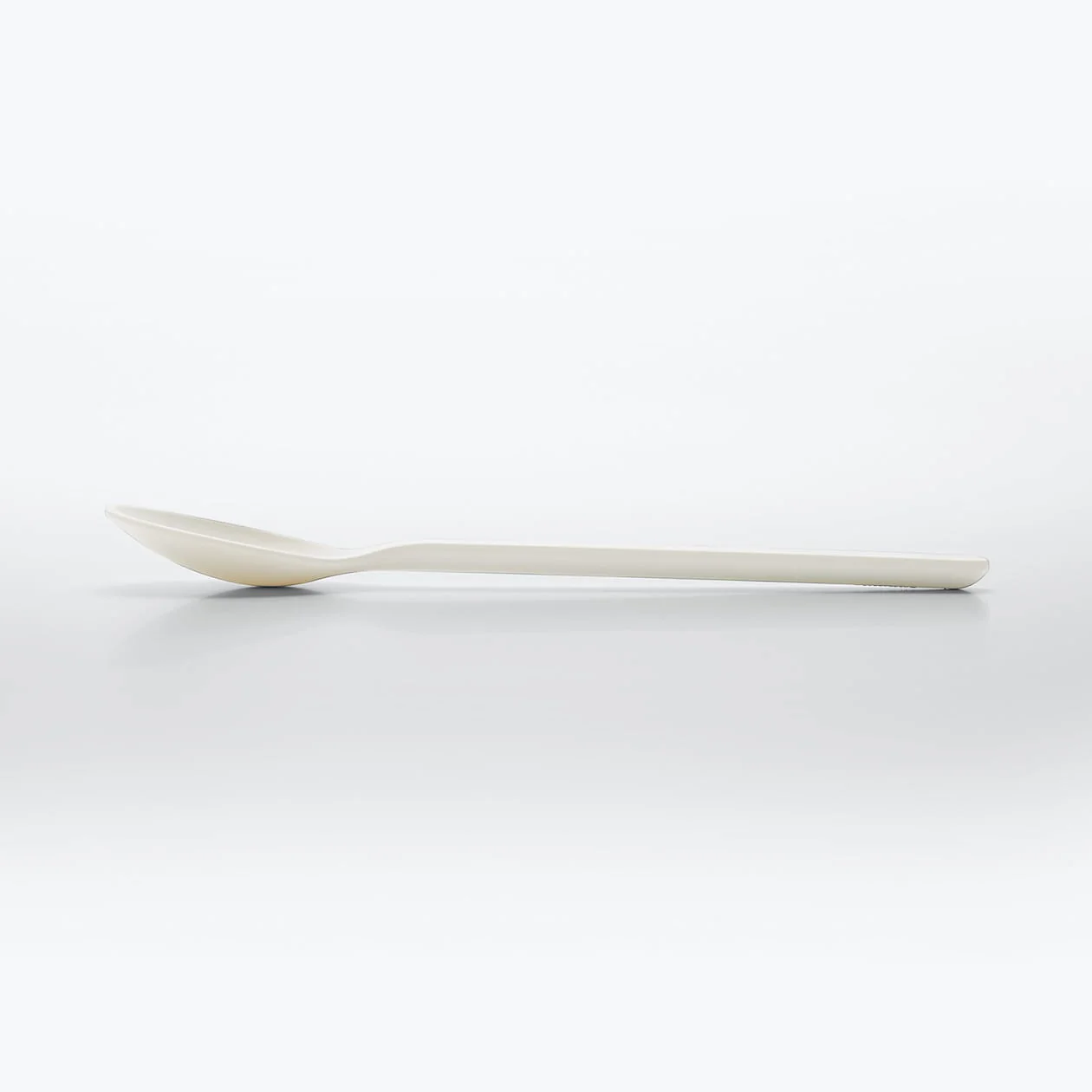 Polypropylene Fork & Spoon Set - White - Image 4