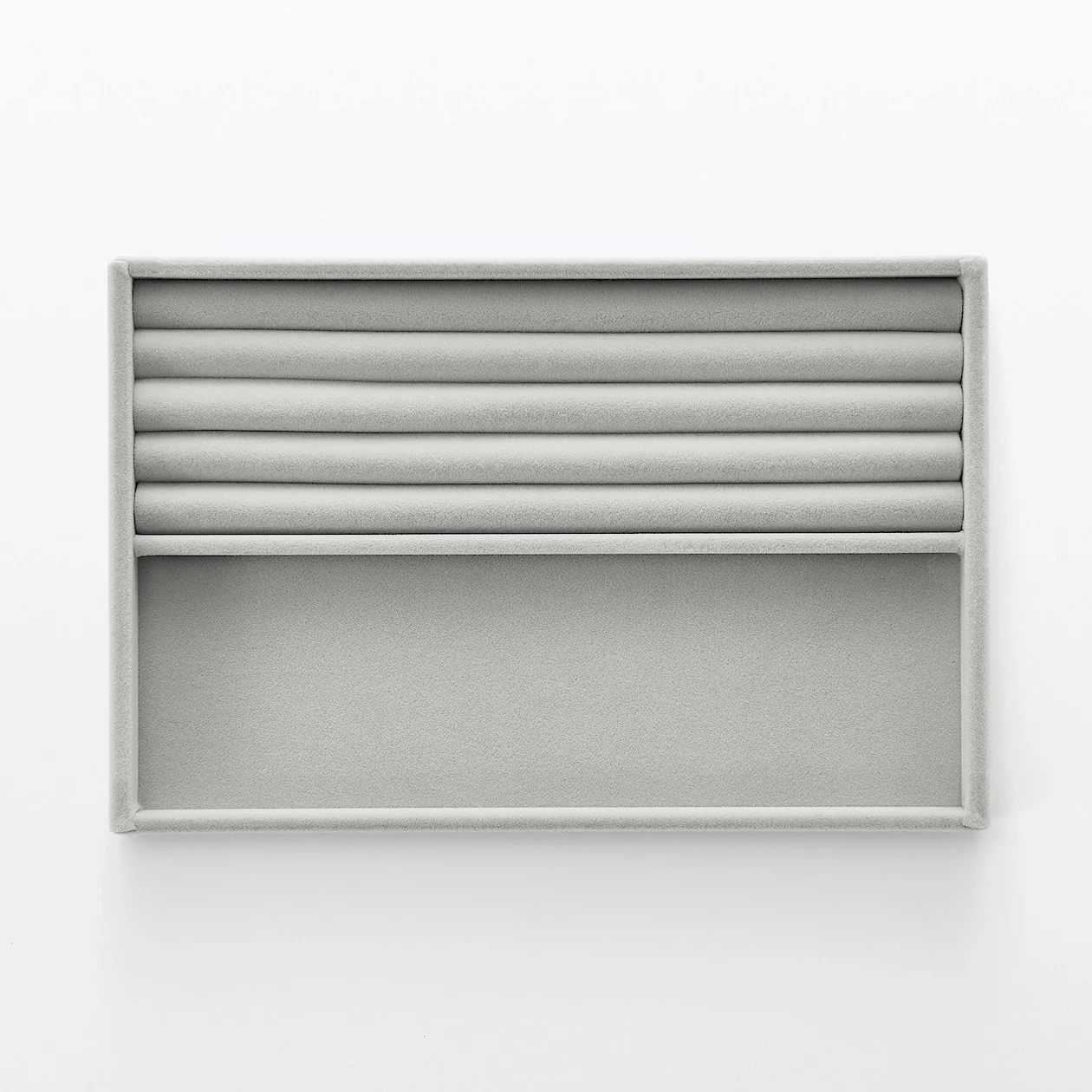 Stackable Velour Jewellery Case - Ring Partition - Image 4