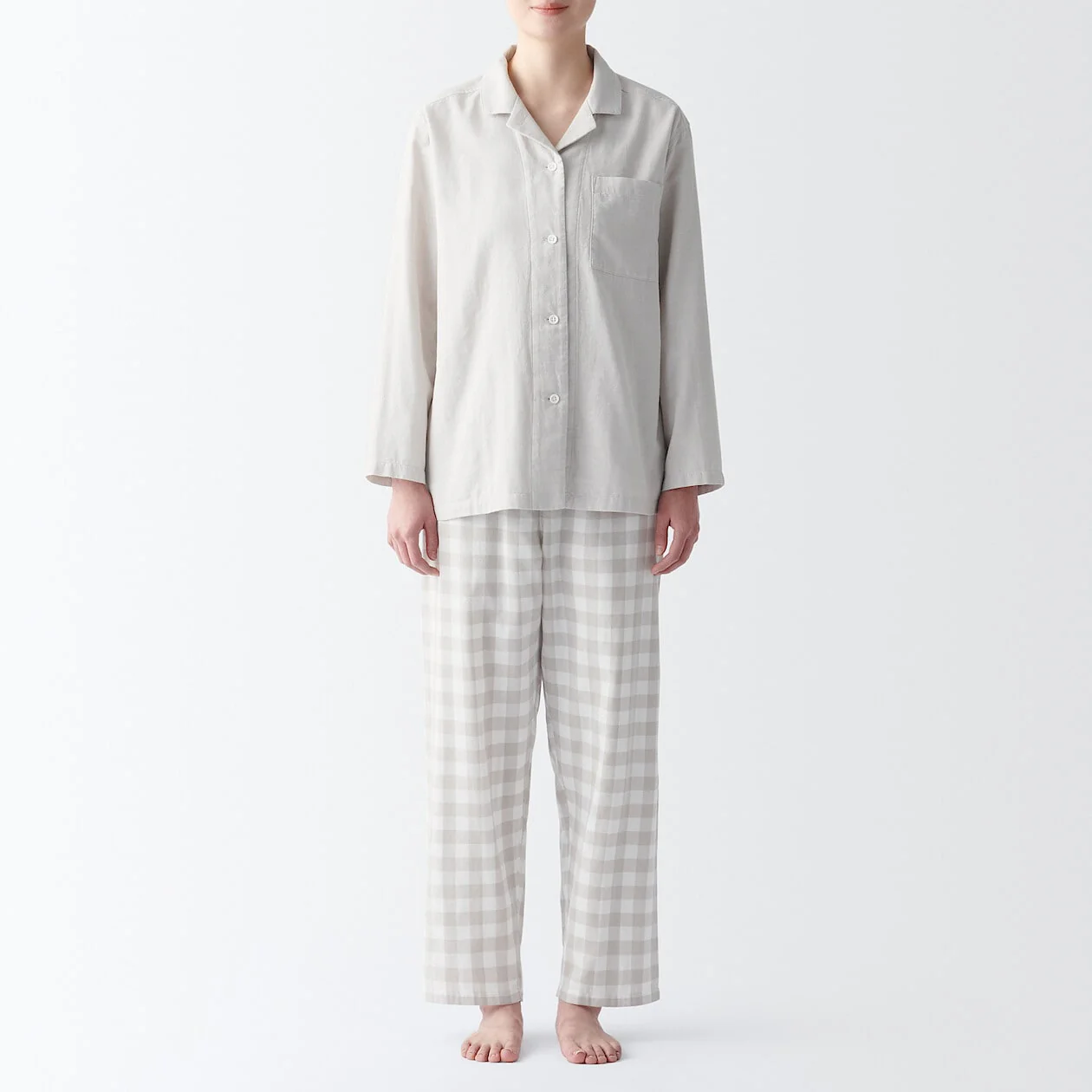 Side Seamless Double Gauze Pyjamas - Image 24