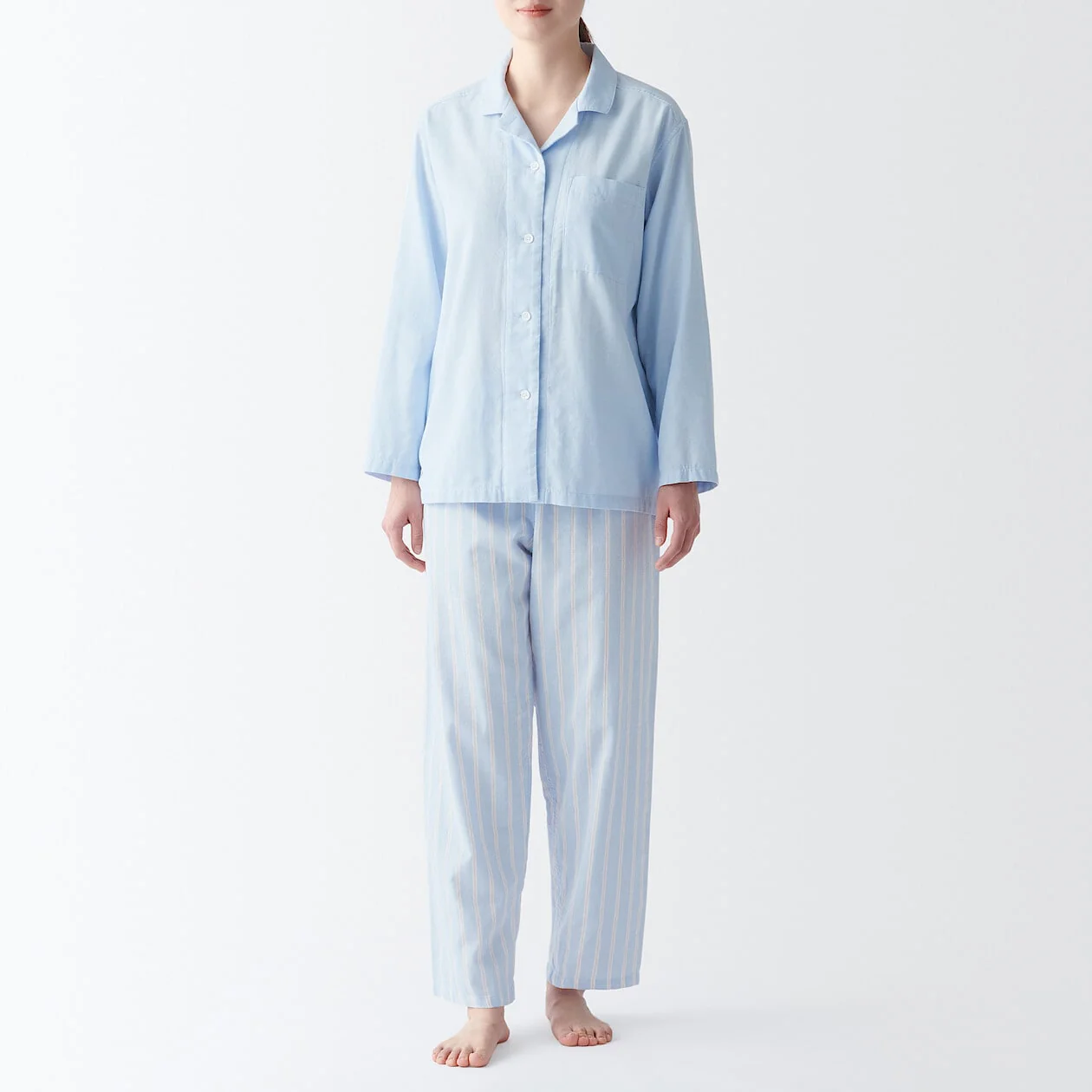 Side Seamless Double Gauze Pyjamas - Image 45