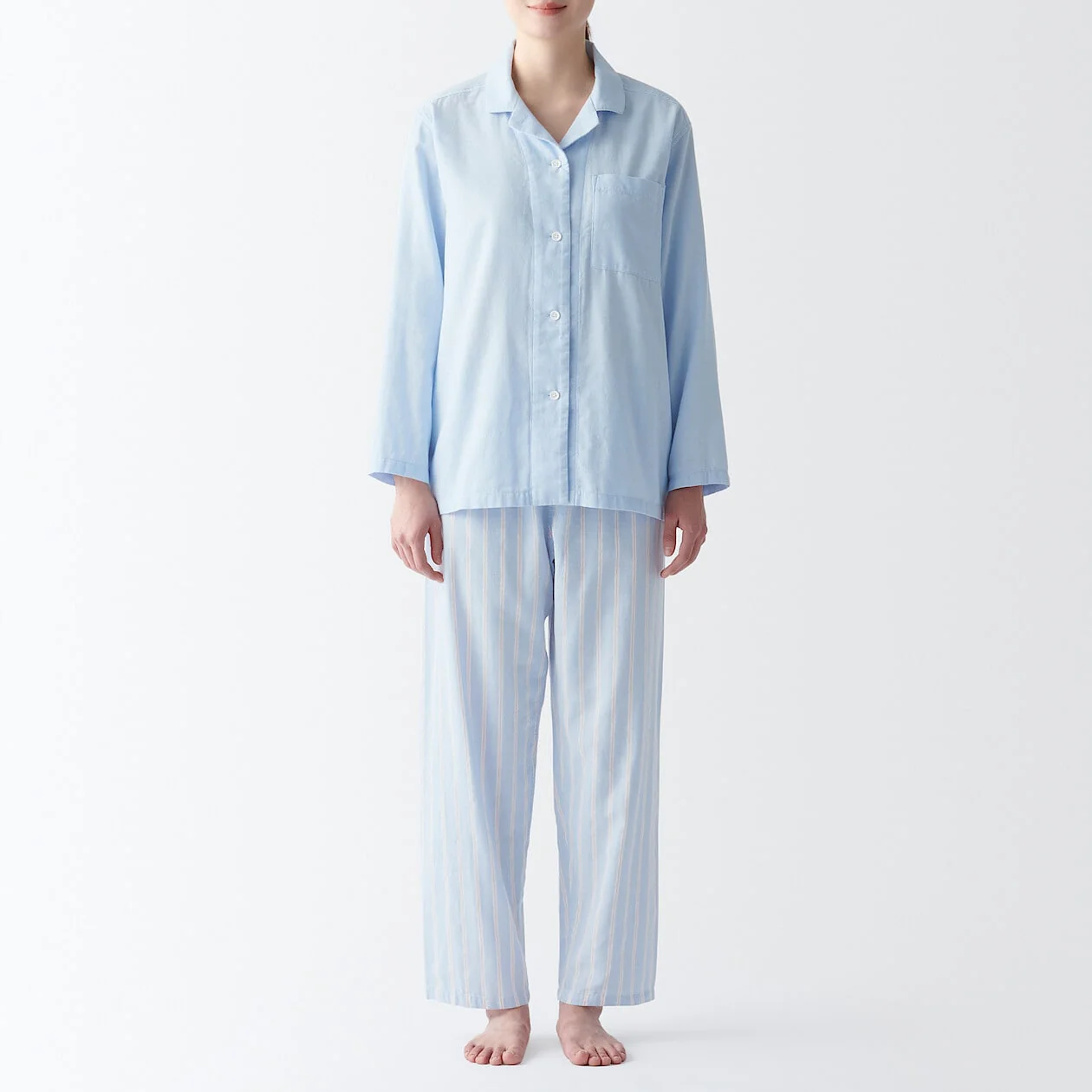 Side Seamless Double Gauze Pyjamas - Image 46